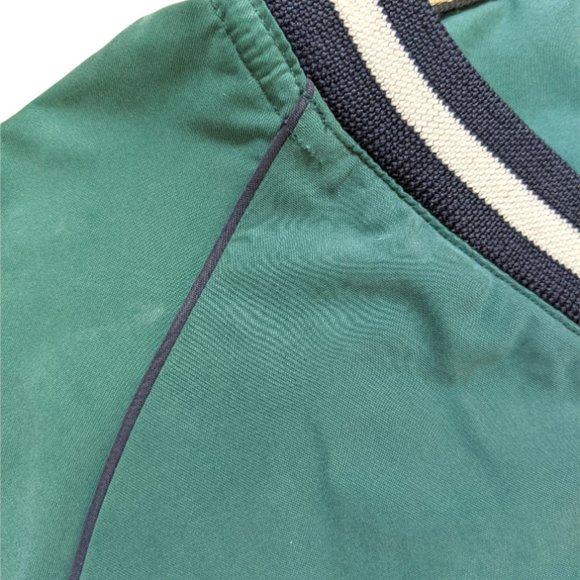 Men's R&R Pro Pullover Windbreaker Blue/Green Sport Tennis - Large - Picture 14 of 16